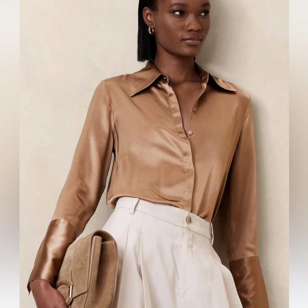 Banana Republic Bliss Silk Shirt